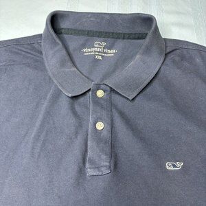 Vineyard Vines Men's Navy Polo Shirt Short Sleeve 2XL XXL
